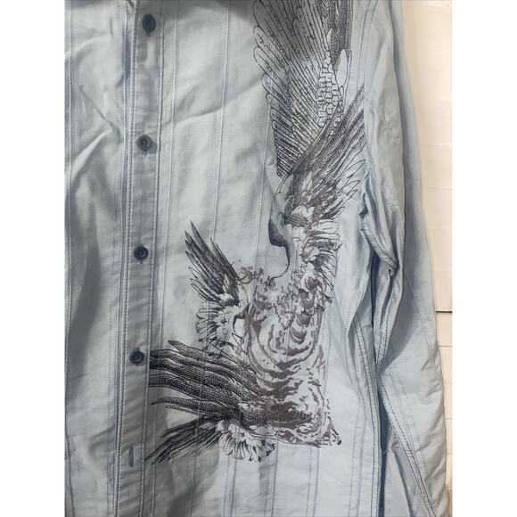 Calvin Klein Men’s Long Sleeve Shirt Button Up Modern Fit Button Sz Medium - Picture 2 of 5